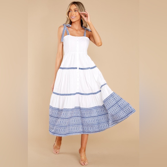 Oliphant Dresses Nwt Oliphant Tie Strap Maxi Maxi Dress Small